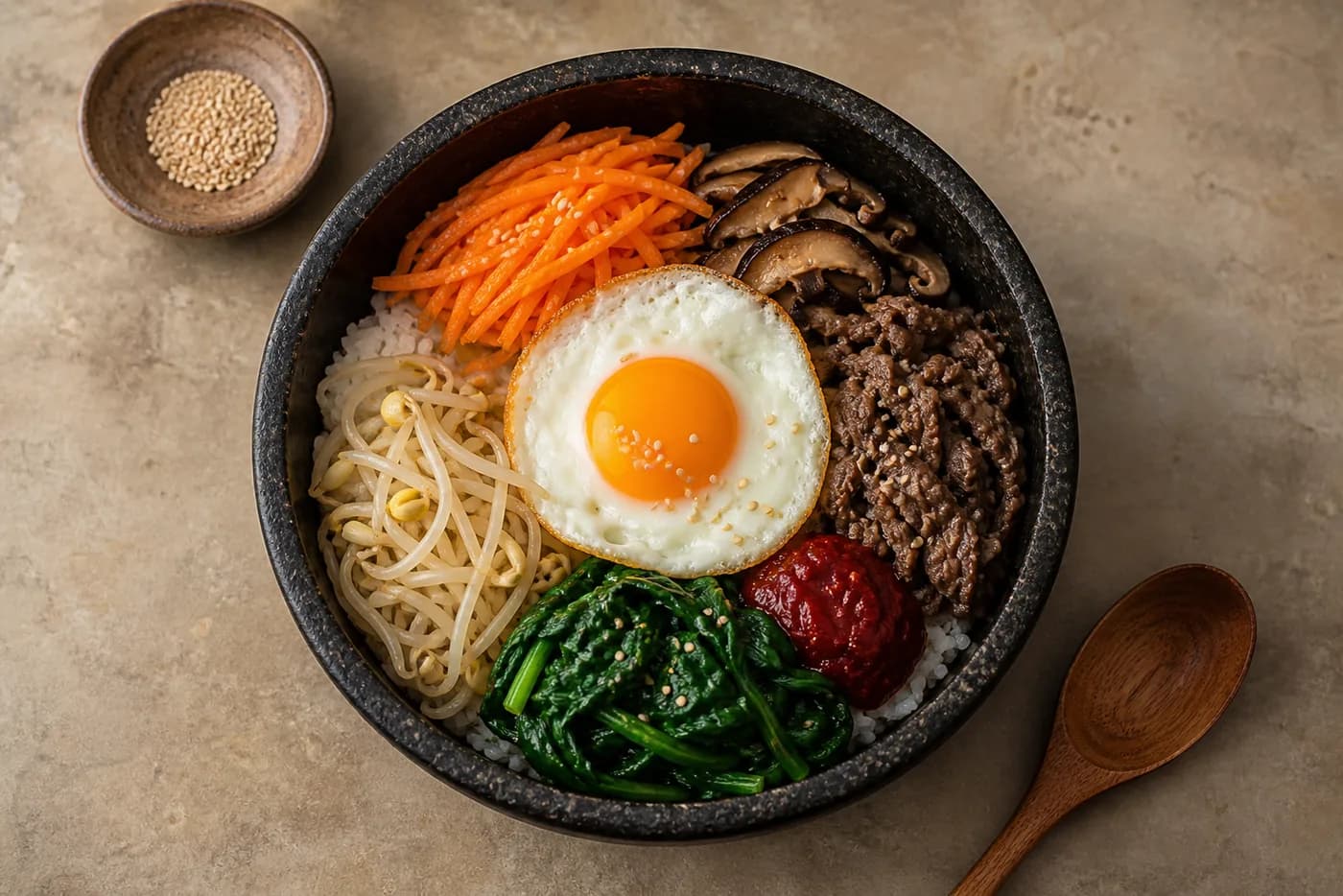 Japansk ramen med ägg och nori